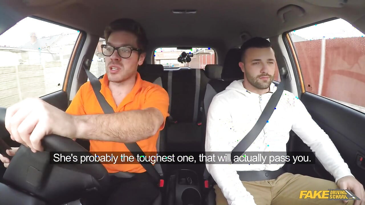 Fake Driving School - Big Tit Hot Brunette Jasmine Jae Flashes Max in a Car & Pulls Him for Doggystyle Sex