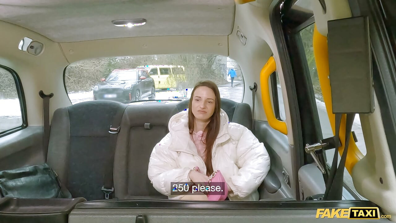 Ich ficke ihre SEHR HAARIGE MUSCHI gegen Bargeld aus einer Tasche - Fake Taxi