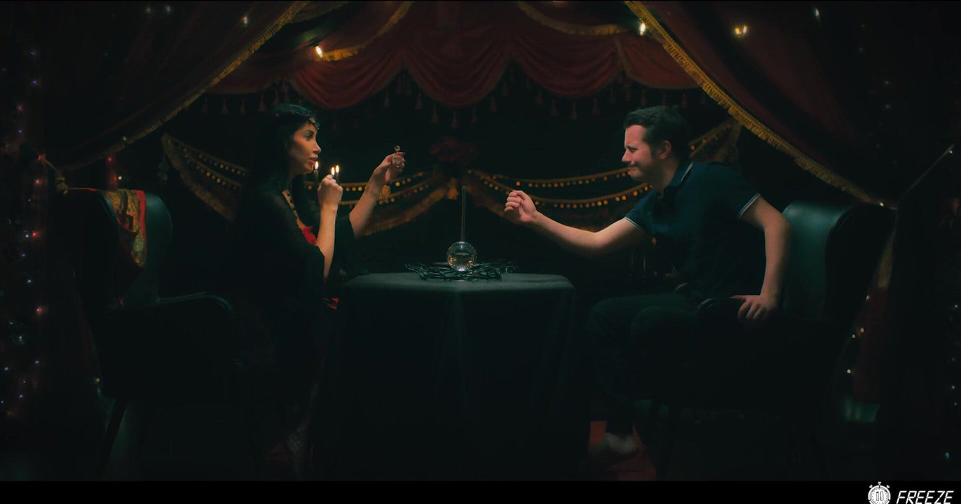 Time Travel Busty Witch Gets Her Pussy Pounded - Cum In Mouth Freeze Porn