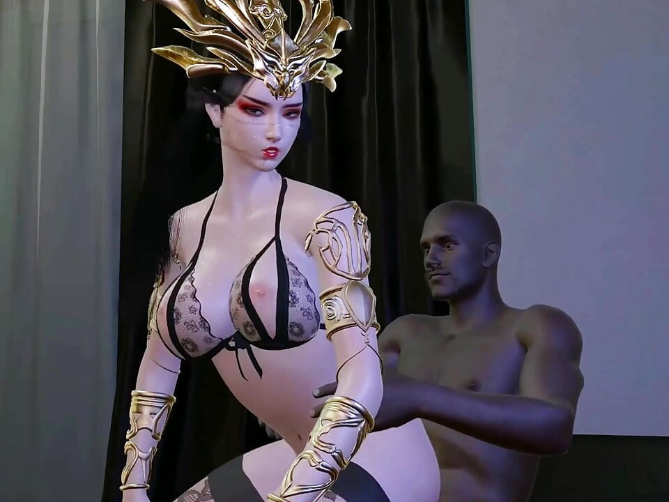 เทพธิดาเย้ายวน: โค้งเสมือนสูงสุด- เฮนไตแอนิเมชั่น 3 มิติ