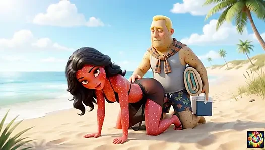 Leidenschaftliche romantik am strand - AI hentai ASmr