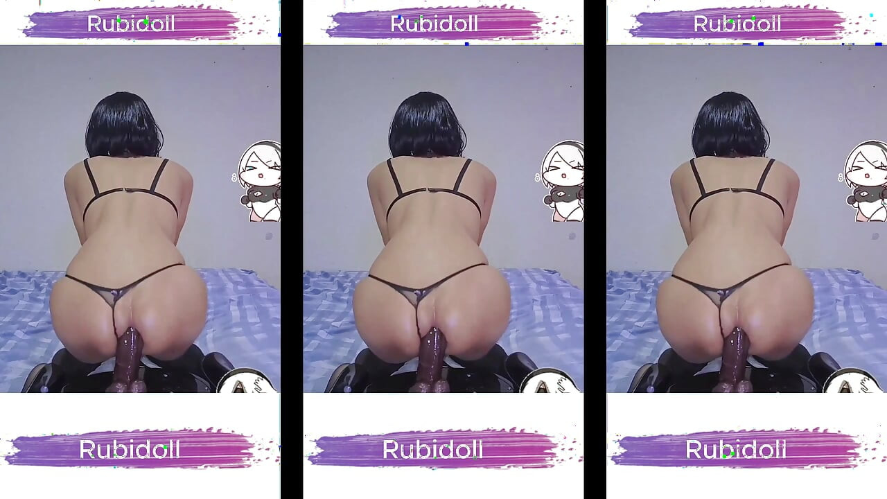RubiDoll Bitch Nymphomaniac Dominating Cock BBC 26cm With Anal Sex Hardcore