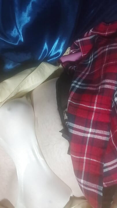 Panties boy playing