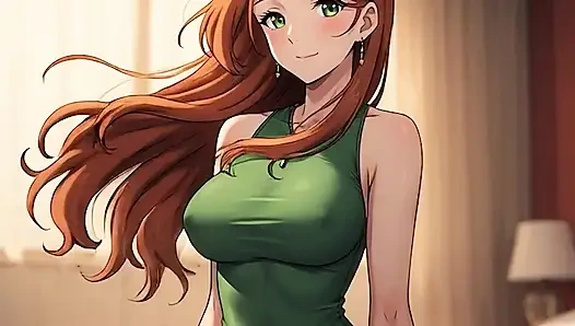 AI Generated Cartoon content, Uncensored video of 18 Year old Anime Girl, 3D Cartoon Animation closeup by Kiidzy Animates