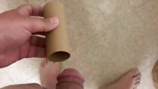 Teste de rolo de papel higiênico!