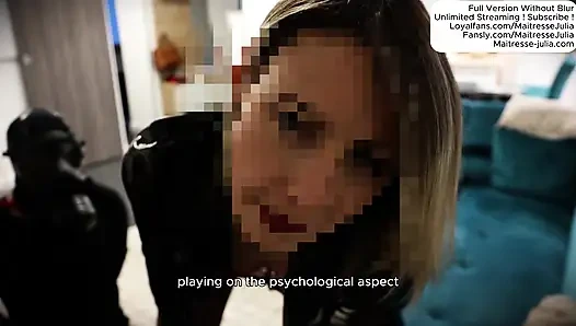 Pt1: JOI: I Tease You in Pantyhose While My Frustrated Slave Moans Tied up - Mistress Julia