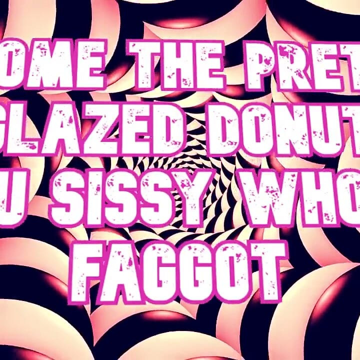 Werden sie die ziemlich glasierte donut du sissy-hure, die schwul ist