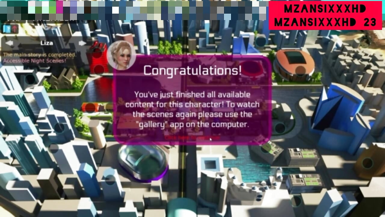Blonde MILF Liza with bubble butt gets fucked from behind (MILF CITY Gameplay)