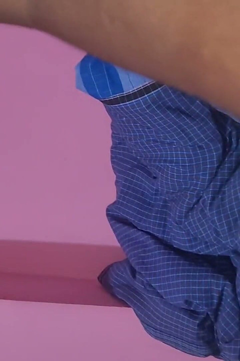 Indian Desi Boy Flashing His Asshole and Fingering with Lube.