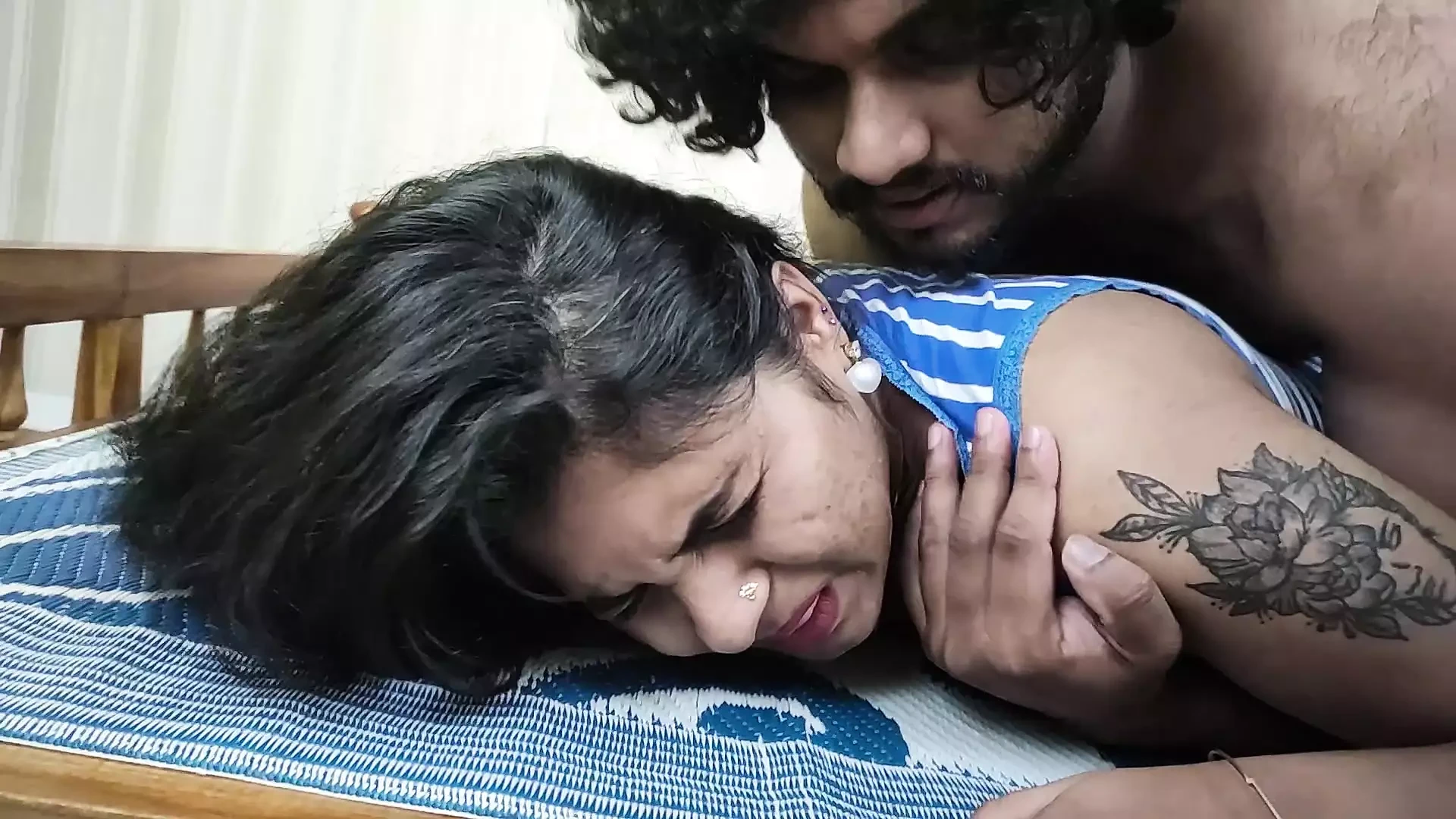 Hard boob press video