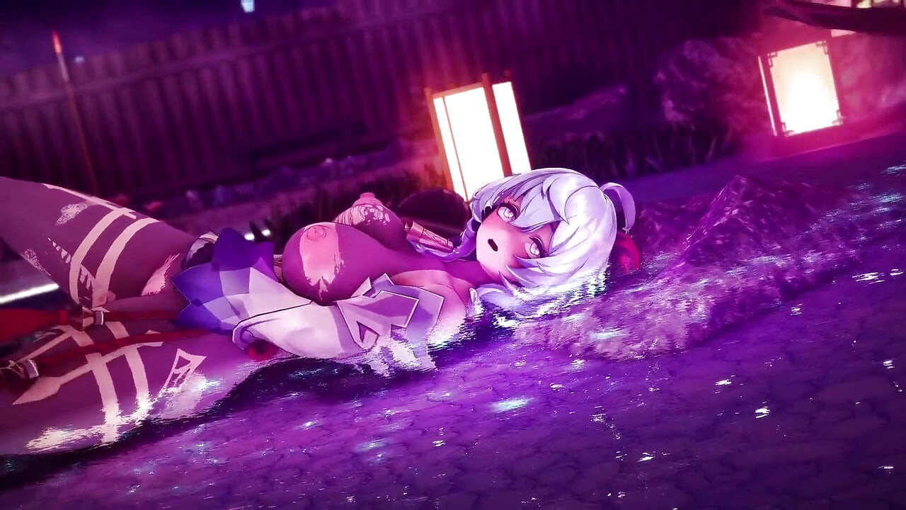 Genshin impact - vrelo prolećno čudovišno jebanje napaljenog Ganyu - 3D hentai animacije