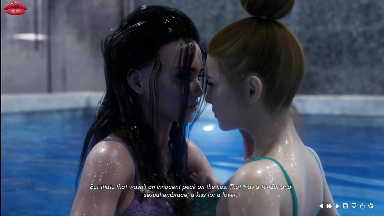 Mrs Denvers 17 Wanda and Lois Spend Quality Time Together in Swimingpool