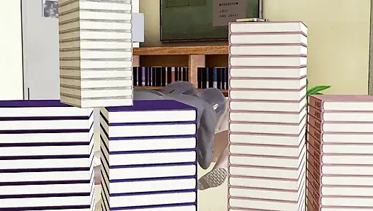 ÖĞRETMEN KÜTÜPHANEDE ÖĞRENCISIYLE SEKS YAPıYOR TABU BAKıŞ AÇıSı +18 3D HENTAI