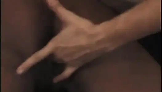 Black babe enjoys her tight cunt banged hard in the bedroom