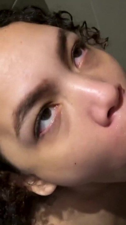 Petite Latina Teen Craves Hot Piss Down Her Throat After Sloppy Blowjob | Clip 1