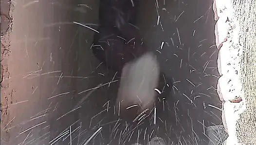 Our little stepbrother masturbating in the Bathroom