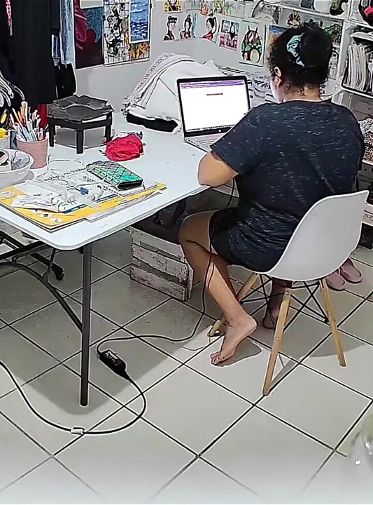My Chubby Stepsister-in-law While She Does Her Homework
