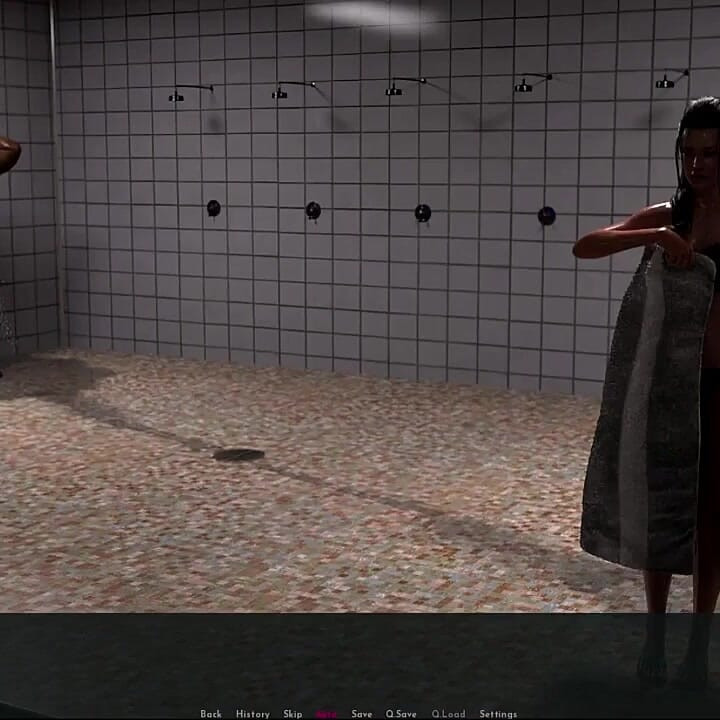 AWAM #6 - Dylan took a shower while Sopia took a shower...Sophia saw Mr Clark's dick