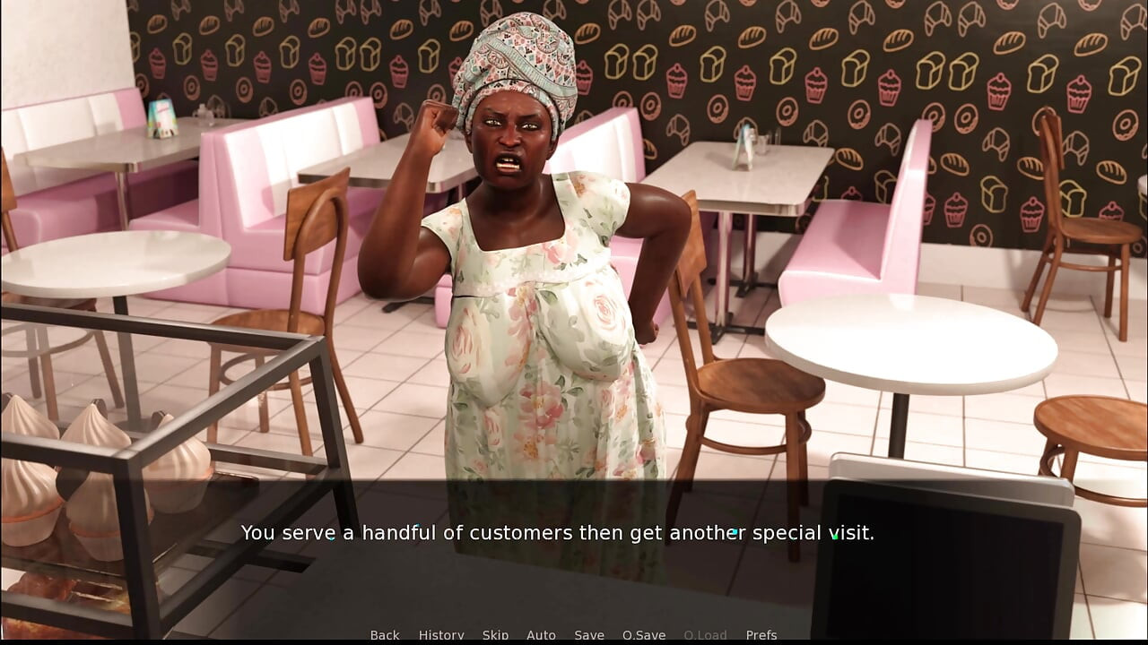 Baking with Chocolate 5 Ive Gave Ladesha a Good Spanking on Her Bare Skin