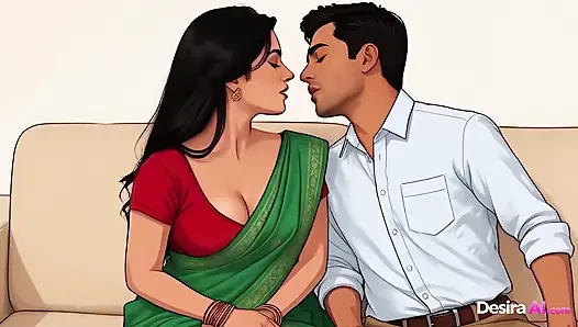 Indian Girl Trades Pussy for Family's Future and Gets Creamed  -AI Generated