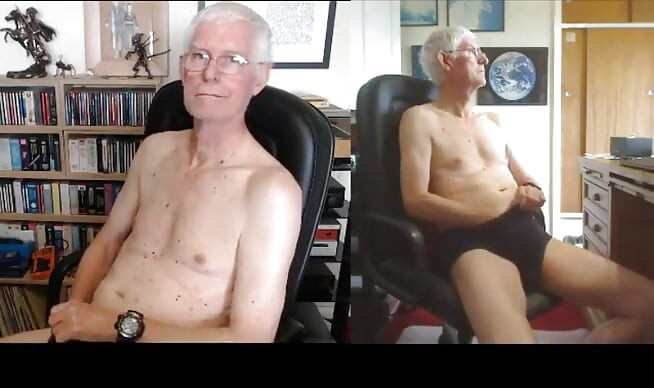 Chatting and wanking on web-show