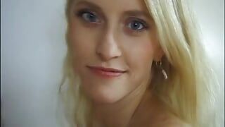 Released the private video of naive blonde teen Katerina