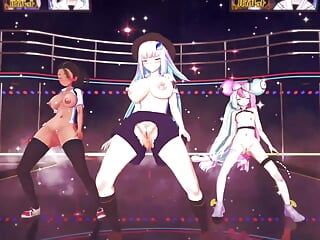 Pokemon Rise - Baile de culo sexy (HENTAI 3D)