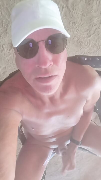 NAKED OUTSIDE on my gay swing  hot gay cock need to be suck on full your mouth up with my gay cum.
