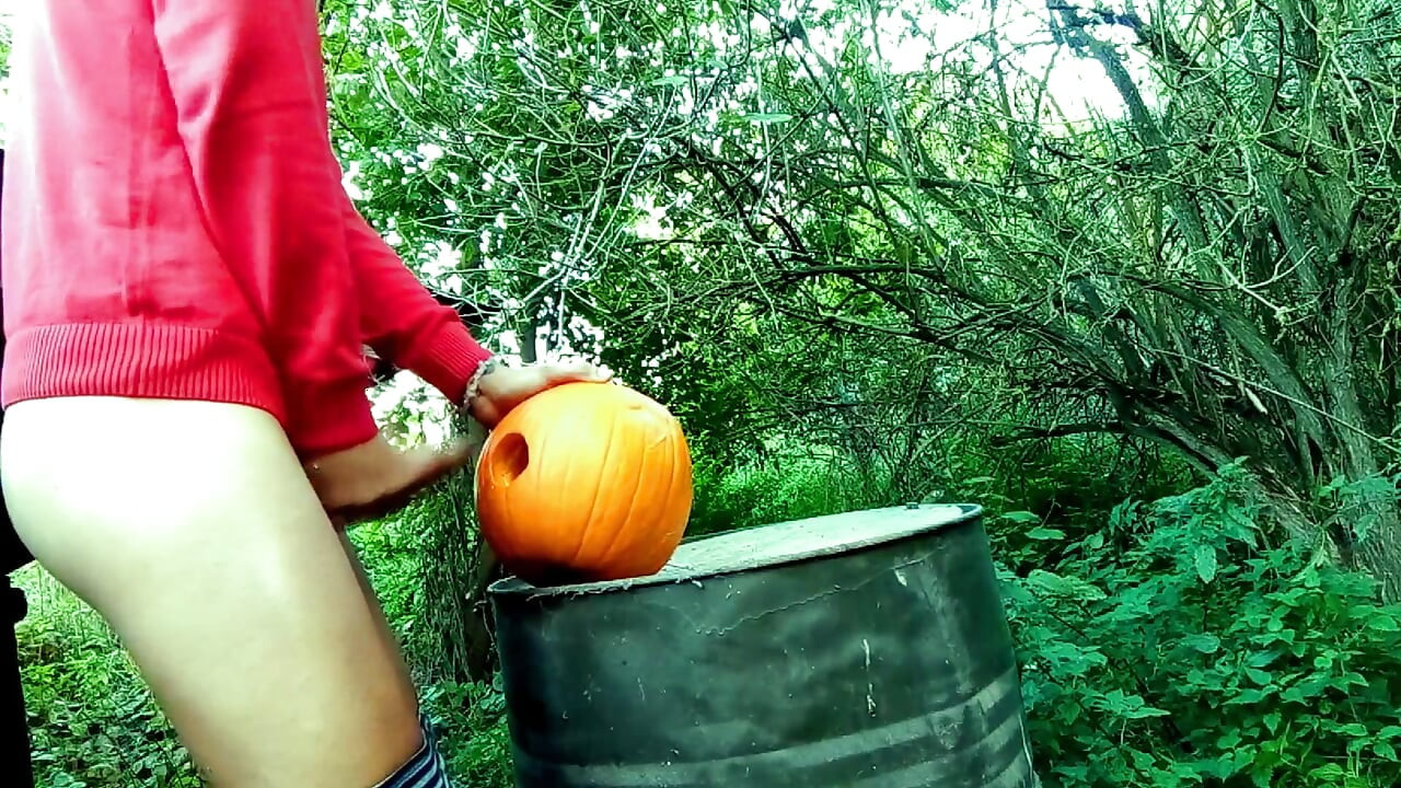 Halloween Compilation - Sex Toys in Ass, Ouija Board Riding, Cum on Spooky Doll and Fucking Pumpkin