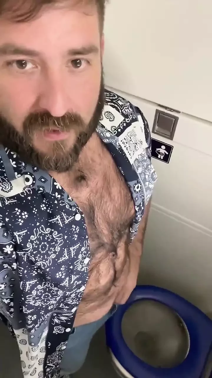 Handjob in the Train Bathroom