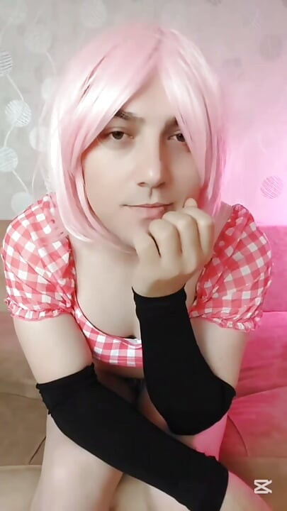 Pretty Slutty Femboy Cowgirl Sissy Kitty