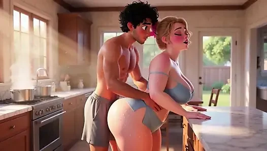 Secret Passion Between Stepmom and Stepson Turns Into Daily Encounters in Family Home