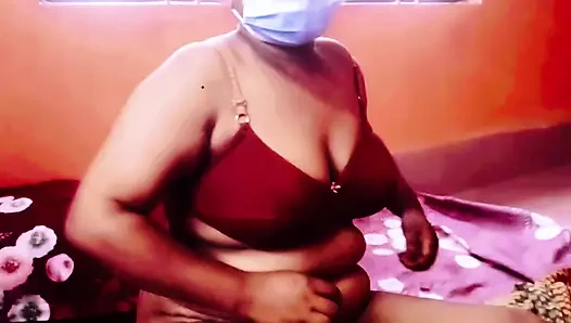 An Asian woman and a young Bangladeshi woman are seen engrossed in intense sex.