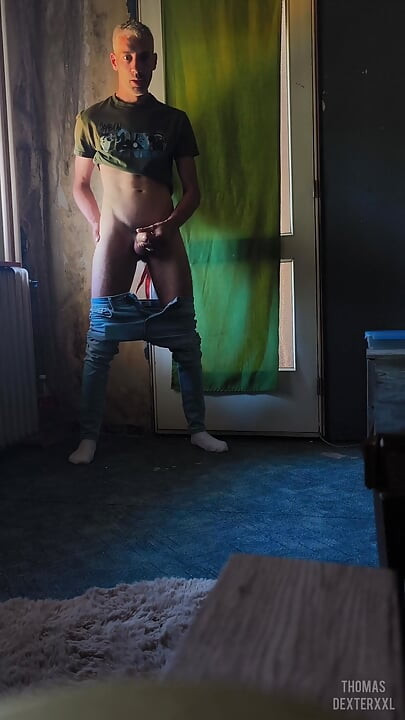 Wank Solo Thomas. Big Dick Jerked off