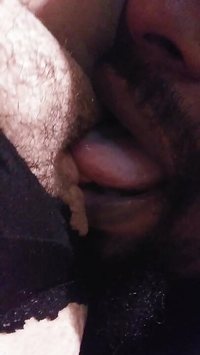 Interracial Hairy Pussy Gets Ate