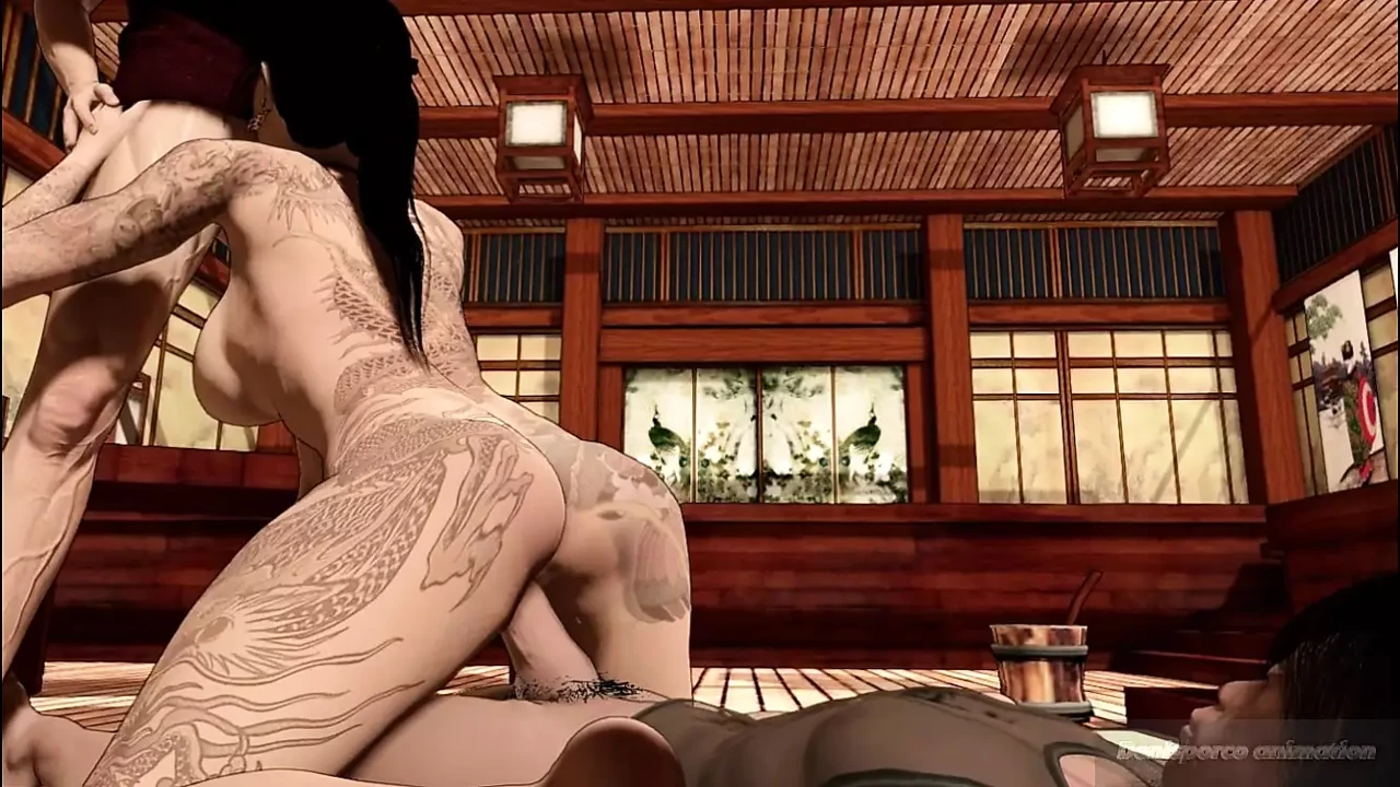 asian japan dragon lady sexy tatoo