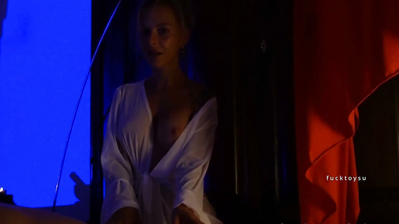 Sensual Oiled Masseuse Topless Back Massage and Aesthetic Vaginal Pearl Expulsion