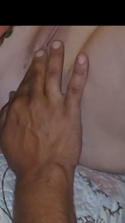 He licks and sucks my clit to 2 orgasms then fingers me while I use my toy for a 3rd | Clip 2