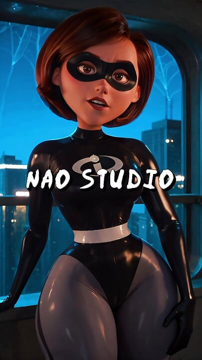 Helen Parr Niesamowita animacja 3D MILF