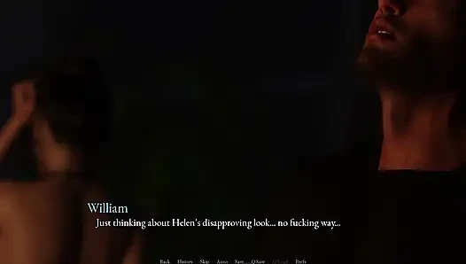 Где все это началось 17 Уильям пальцами лижет Miru, затем нажимает На сиськи Leia