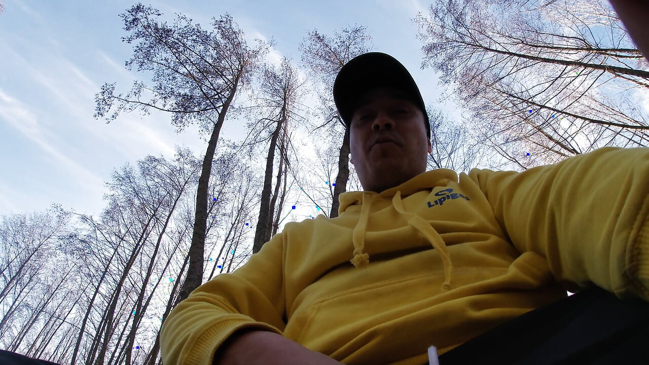 Sweaty Jock Jerks off in Forest While Talking Dirty - Hairy, Uncut & Verbal (part 1)