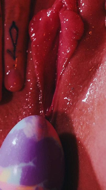 Eier legen & squirting orgasmus, extreme nässe, echter weiblicher orgasmus, HD solo | Clip 1
