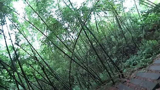 FOREST ADVENTURE pt1: Dick Flash out of control "I won't let go until you cum!"