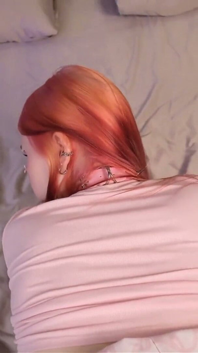 Stepbrother spies on his stepsister and decides to fuck her, and she doesn't mind | Clip 1