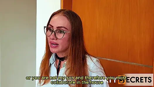 I CATCH MY STEPSON SNIFFING MY PANTIES AND MASTURBATING, AND I DECIDE TO FUCK HIM.