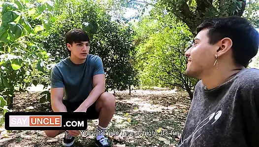 Fede Meets Christopher at a Known Cruising Spot and Gets Fucked in the Open