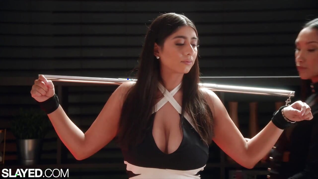 Slayed Violet Myers Submits Her Big Natural Tits to Vicki Chase