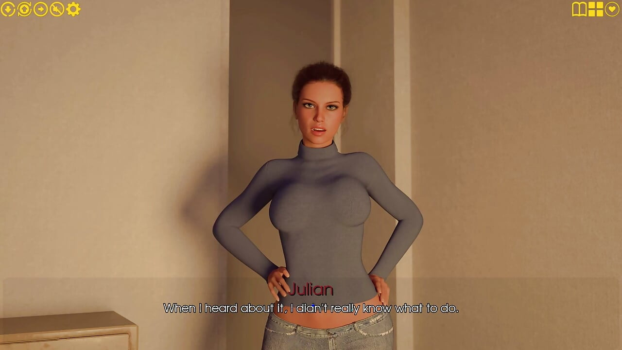 My Pleasure 40 - Julian Fantasizes About Naked Julia Exercising