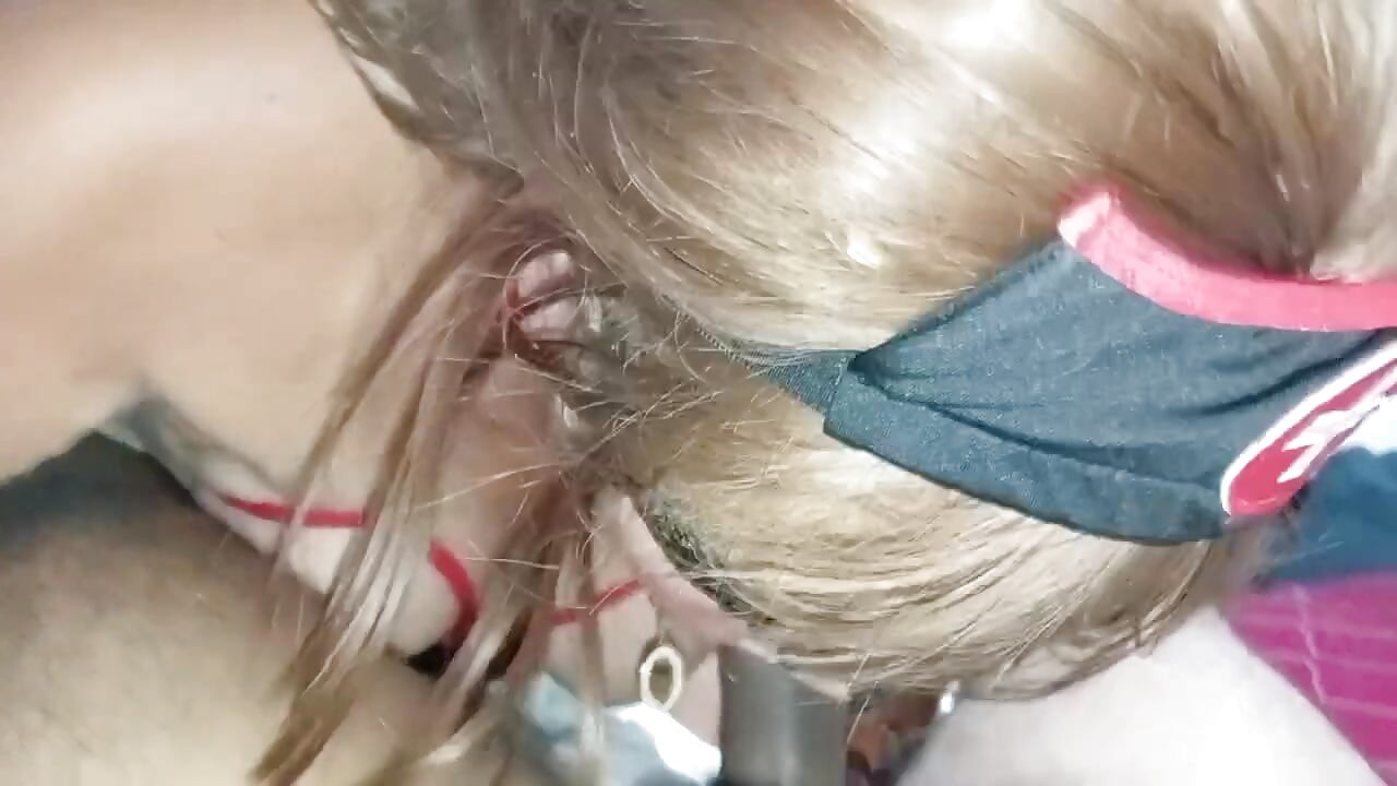 Mature 60-year-old nurse giving a good blowjob