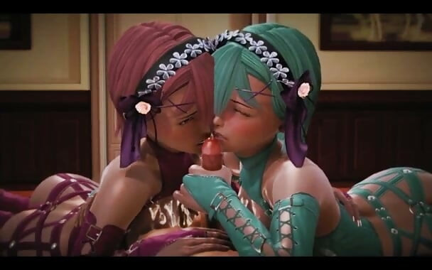 Compilații 3D hentai anime cartoon 3 în 1